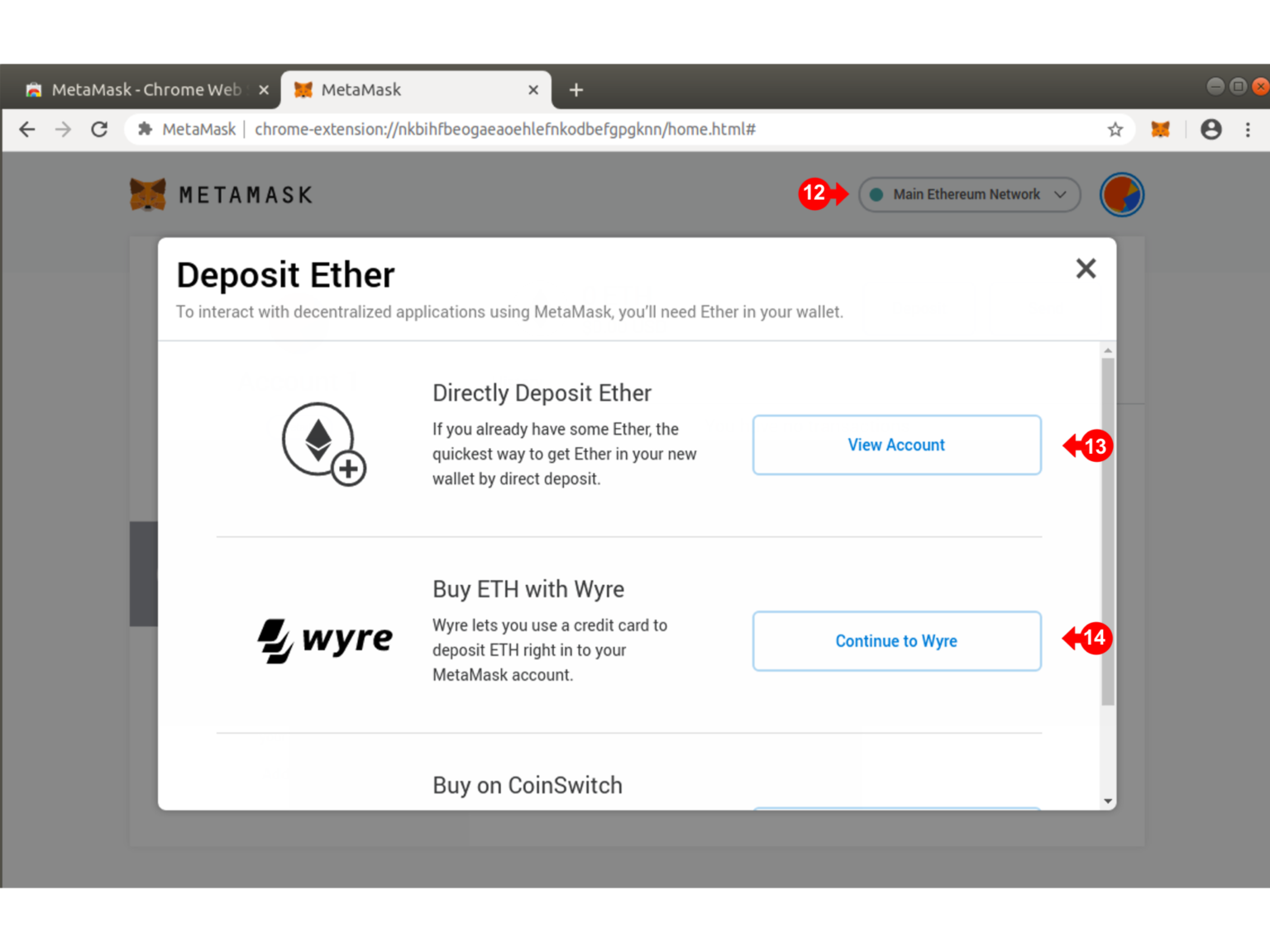 Installing the Metamask Wallet HashRepos